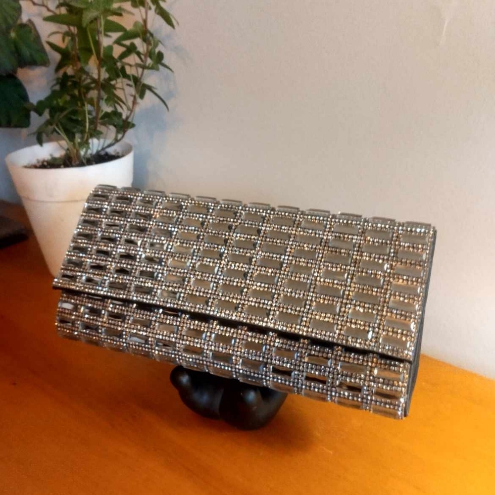 Elegant Mirrored Clutch